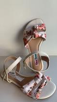 Sandália Tina Teen Vz OFF/Floral Coral Ref: 1930-124