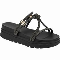 Sandália Tratorada Feminina Infantil Kimimo Com Strass Moda Festa Brilho