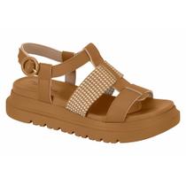 Sandalia Tratorada Feminina Plataforma Papete Modare Confort