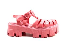 Sandália Tratorada Flat Fashion Confort Infantil Menina Giovana Ref 1620 - Tam 27ao32