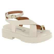 Sandalia Tratorada Vizzano Flatform Dedo Ring Toe Lançamento