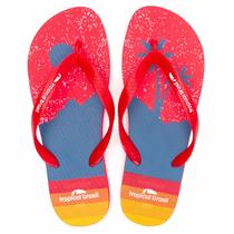 Sandalia Tropical Br Luar Vermelho 37/38