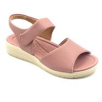 Sandália Usaflex Anabela Arcoflex Rosê 0501