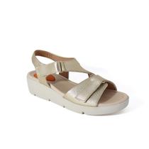 Sandalia Usaflex Couro Feminino AL4303