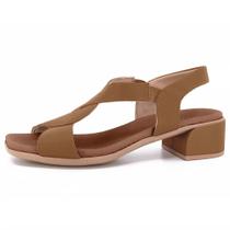 Sandalia usaflex em couro ref an27003 feminino