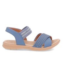 Sandália Usaflex Feminina Plataforma Baixa Couro PA03001 Sandália Usaflex Feminina Plataforma Baixa Couro PA03001