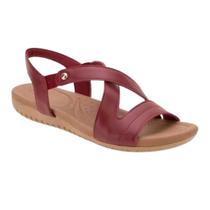 Sandalia usaflex rasteira rebu Sandalia usaflex rasteira rebu