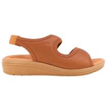 Sandalia usaflex salto anabela canela ak0505003