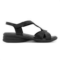 Sandália Usaflex Salto Anabela Tiras Cruzadas Feminina Sandália Usaflex Salto Anabela Tiras Cruzadas Feminina