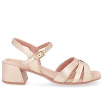 Sandalia usaflex salto bloco em couro ref ud25003 feminino Sandalia usaflex salto bloco em couro ref ud25003 feminino