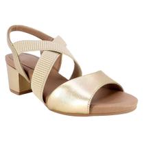 Sandália Usaflex Salto Bloco Feminina