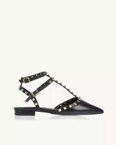 Sandalia Uza Flat Milano Preta - Z25l841a0173 Sandalia Uza Flat Milano Preta - Z25l841a0173