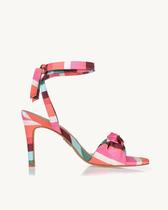 Sandália Uza Salto Alto Couro Nice Stripes - M26A974A0033 Sandália Uza Salto Alto Couro Nice Stripes - M26A974A0033