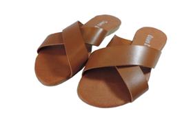 Sandália Vegana - X na cor Ocre