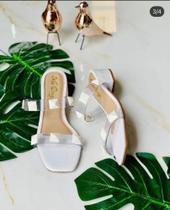 Sandalia versati branca n 36 ao 40