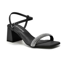 Sandalia via marte 171 010 01 preto feminino