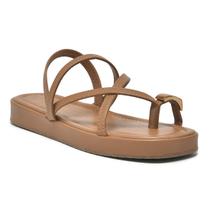 Sandália Via Marte Flatform Detalhe Anel 109-026-01 Sandália Via Marte Flatform Detalhe Anel 109-026-01