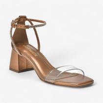 Sandália Via Marte Salto Bloco Feminina