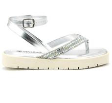 Sandalia Via Uno Feminino 848008 Papete Plataforma Tendencia Dedo