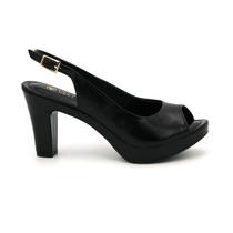 Sandalia Via Uno Original 411039 Salto Alto Grosso Peep Toe Calcanhar Aberto Feminino Sandalia Via Uno Original 411039 Salto Alto Grosso Peep Toe Calcanhar Aberto Feminino