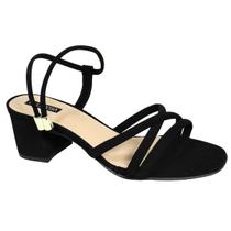 Sandália Villa Rosa Feminina Salto Baixo 4009.40318