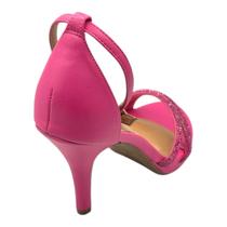 Sandália Vizzano 62101037 Salto Fino Meia Pata Festa Brilho com NF