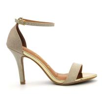 Sandalia Vizzano 6249.452 Salto Fino Alto Casual Social Leve Feminina