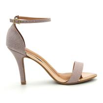 Sandalia Vizzano 6249.452 Salto Fino Alto Casual Social Leve Feminina