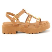 Sandalia Vizzano 6499.100 Flatform Papete Feminino Fivela Meia Pata Sandalia Vizzano 6499.100 Flatform Papete Feminino Fivela Meia Pata