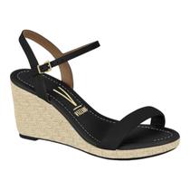 Sandalia Vizzano 6501.100 Salto Anabela Alto Confortavel Feminino