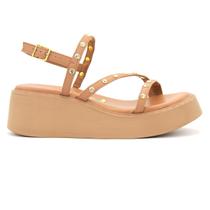 Sandalia Vizzano 6525.101 Salto Plataforma Papete Feminino