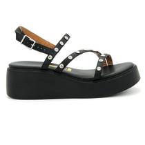 Sandalia Vizzano 6525.101 Salto Plataforma Papete Feminino