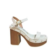 Sandália Vizzano 6541.200 Feminina Off White 11cm