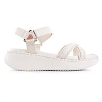 Sandália Vizzano Anabela Tiras Feminina