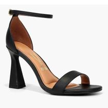Sandália Vizzano Básica Salto Alto Feminina - Preto