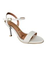 Sandália Vizzano Branco Off Feminina Sofisticada Casual