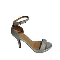 Sandália VIzzano Feminina Dourado Gliter/Branco Gliter/Preto Shine/Prata e Shine/Preto Ref:6210.655