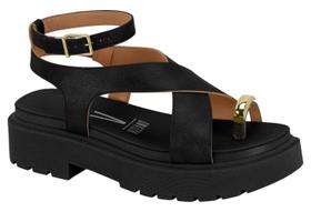 Sandália Vizzano Flatform Tratorada Detalhe Anel 6499.122