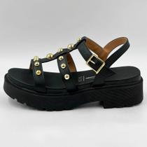 Sandália Vizzano Flatform Tratorada Salto Médio Feminina