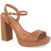 Sandália Vizzano Meia Pata Salto Grosso Original 6551-100