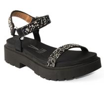Sandália Vizzano Plataforma Feminina Strass 6499-103