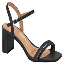 Sandália Vizzano Preto Black Diamond Liso