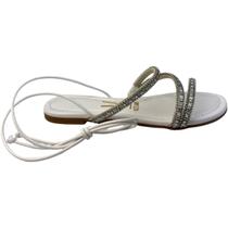 Sandalia Vizzano Rasteira Flatform Tira Brilho Amarraçao Feminino Sandalia Vizzano Rasteira Flatform Tira Brilho Amarraçao Feminino