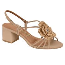 Sandalia vizzano salto bloco medio flor ref 6291.1193.7286