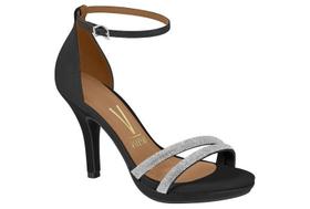 Sandália Vizzano Salto Fino Meia Pata Glamour 62101037 Sandália Vizzano Salto Fino Meia Pata Glamour 62101037