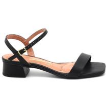 Sandália Vizzano Salto Grosso Médio Feminina 6454111