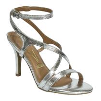 Sandália Vizzano Social Salto Fino 6249.1116 Prata