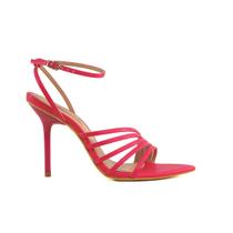 Sandália Werner Rosa Carmela Salto Alto Fino 10cm