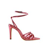 Sandália Werner Rosa Glimmer Salto Alto Fino 10cm