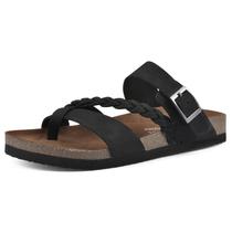 Sandália WHITE MOUNTAIN Hazy Footbed Nubuck Preto 38 M Sandália WHITE MOUNTAIN Hazy Footbed Nubuck Preto 38 M